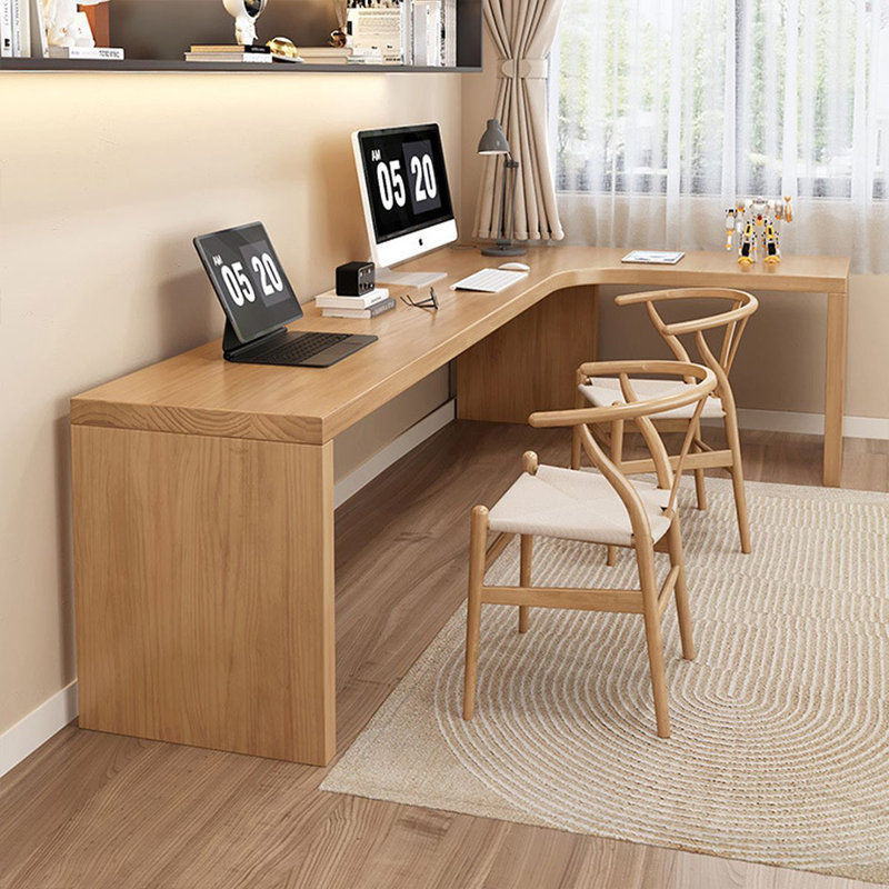 Burlywood Rectangular Solid Wood desks