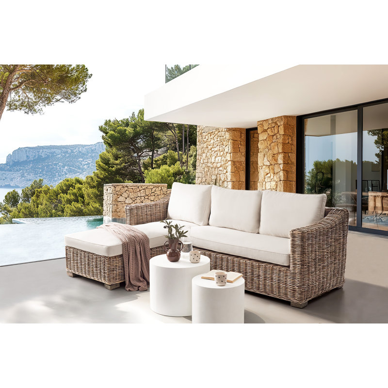 Garden Corner Sofa Grey VALLETRI
