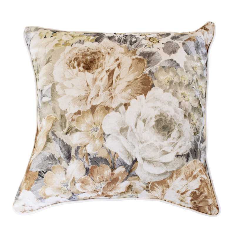 Antlia Abstract Tan Sqaure Cushion