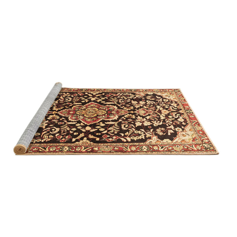 Tapis brun traditionnel Traditional 1055, Rond 3 pi