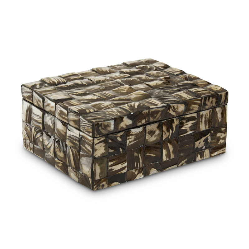 Gurpreet Decorative Box, 10cm H x 24cm W x 19cm D