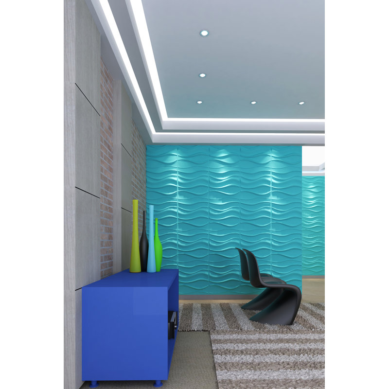 Shakopee 50.04cm x 50.04cm Wood Tile in White