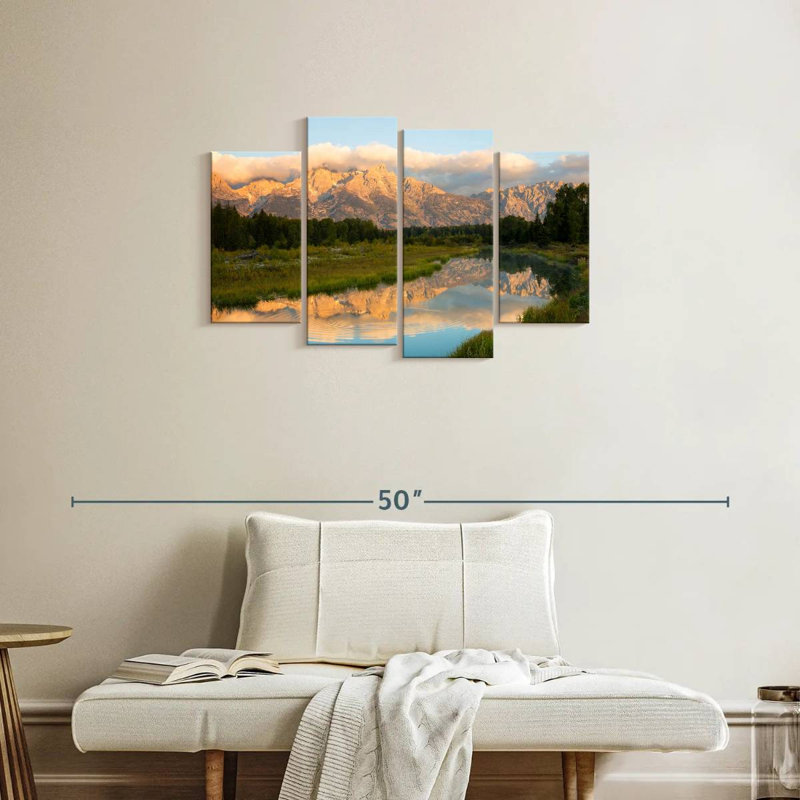 Alvord Grand Teton Schwabacher Landing, H 22 po x l 36 po