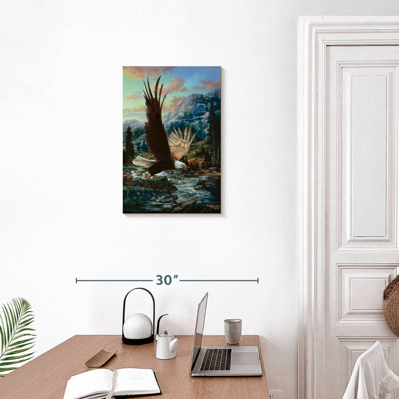 Brampt In Flight, 24" H x 16" W