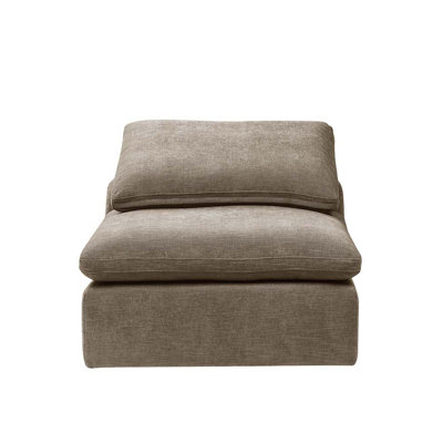 Naveen Modular - Armless Chair, Beige Linen