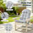 Non-Slip Adirondack-Chair-Cushion With Ties-36079167