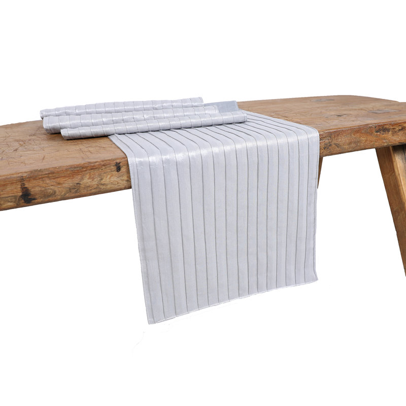 Chemin de table Randi, Gris clair