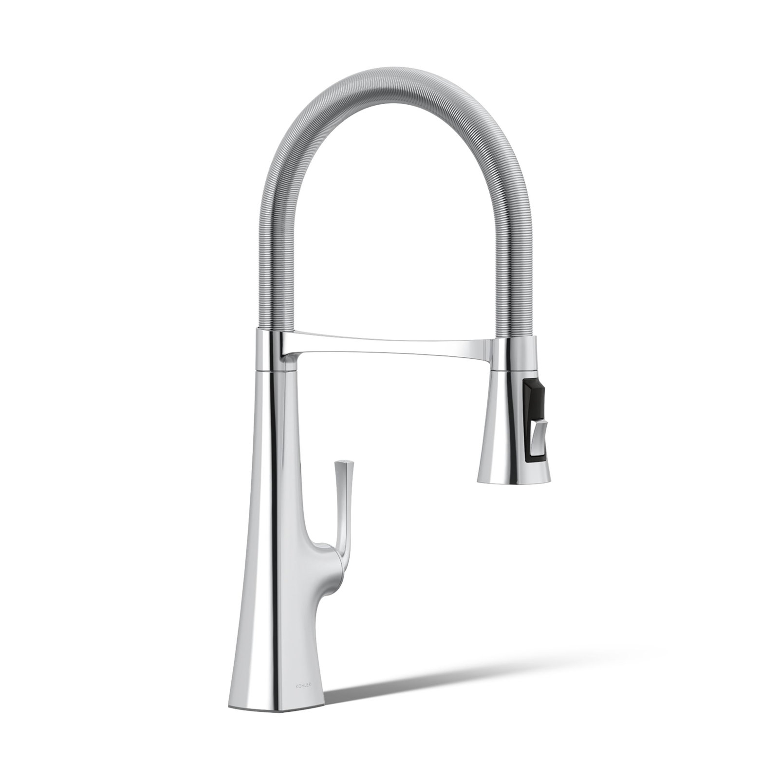 Graze Single Handle Kitchen Faucet with 21-9/16" Spout, Polished Chrome