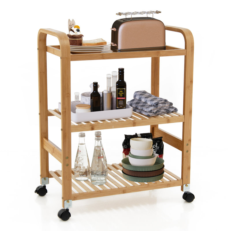 Siddiqi Solid Wood Bar Cart