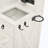 LED Storage Sliding Mirror Vanity Desk With Stool And Charging Station-422757376
