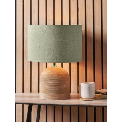Wood Table Lamp