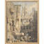 «Vintage Cathedral Church Cityscape» sur papier-98298607-98298608
