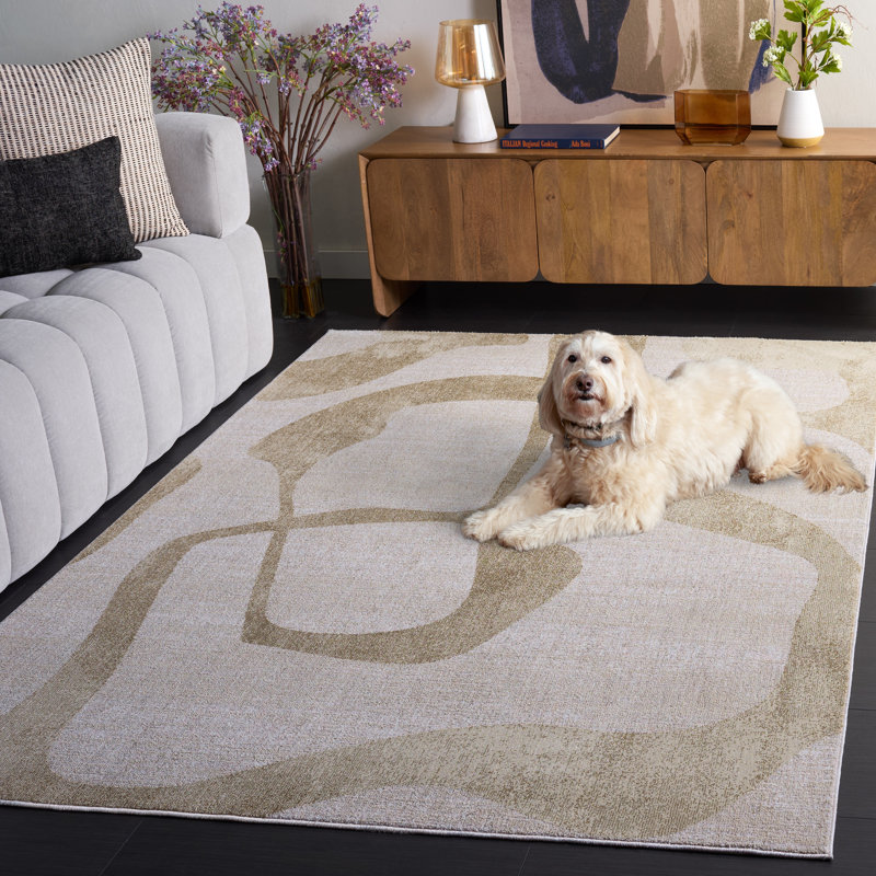 Tapis abstrait Marvel 650 Performance, Rectangle 5 pi 3 po x 7 pi 6 po