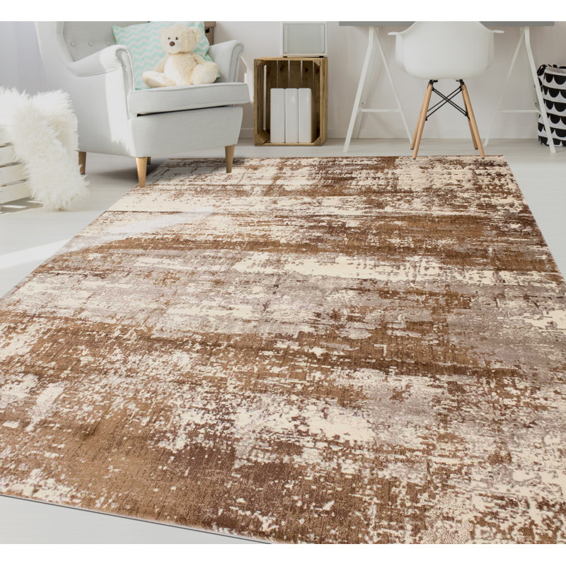 Tapis abstrait brun Kelson, Rectangle 4pi x 6 pi