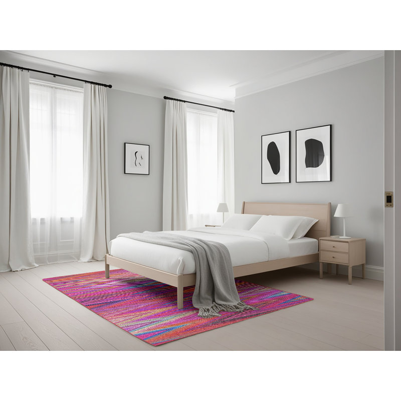 Chevron Indoor Rug, Rectangle 5' x 7'