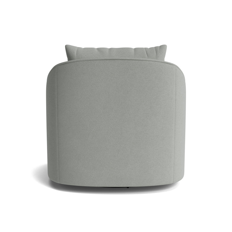 Laurel Swivel Chair, Performance Boucle - Mineral Green
