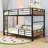 Metal Bunk Bed With Safety Rai-831958647-831958640