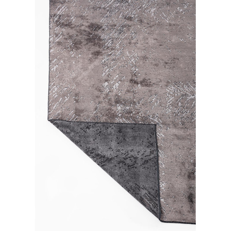 Alwie Abstract Hand Loom Indoor / Outdoor Area Rug, Rectangle 5'3" x 7'6.6"