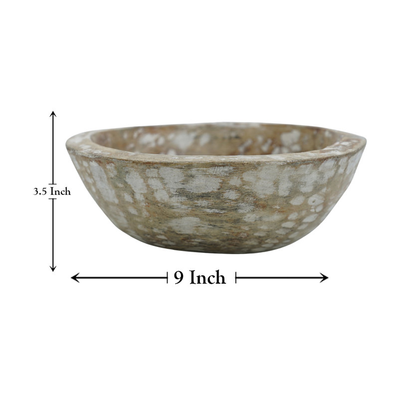  Vase en bois de style rétro