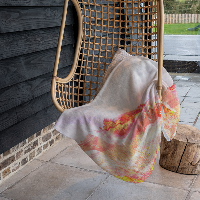 Piscitelli Quilted Throw Blanket, Yellow