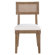 Ariani Solid Wood Upholstered Cushion Dining Chair