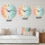 Horloge murale moderne Cubist Pastel-59913799