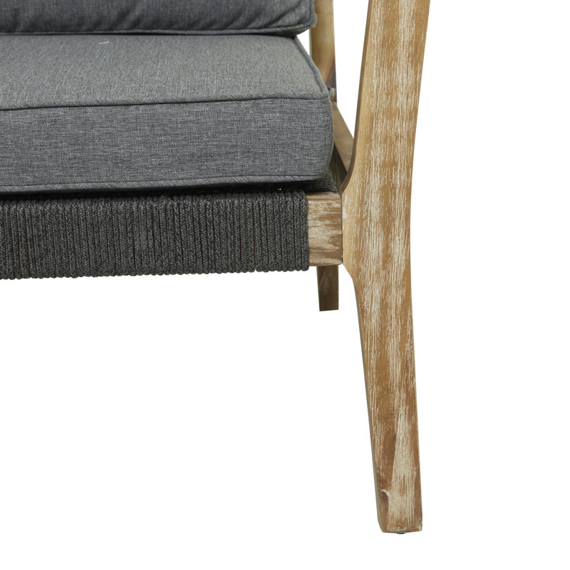 Canapé d'extérieur en bois Lyssa