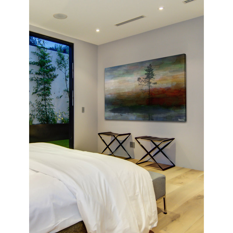 «Lone Tree» par Parvez Taj - reproduction de photo sur toile, H 8 po x l 12 po x p 1,5 po