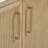 Lineberger 30'' Bathroom Vanity In Fluted Baltic Birch Finish With Carrara White Engineer Stone Countertop