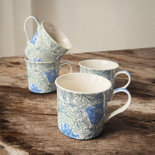 William Morris Anemone Palace Mug Gift (Set of 4) (Set of 4)