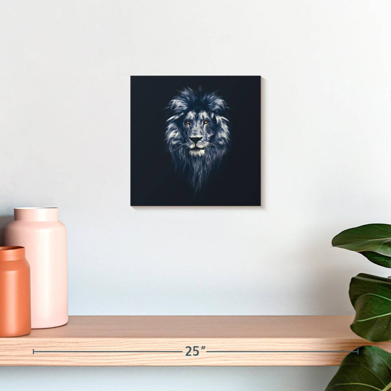 Brampt Bewitching Lion Head, 10" H x 10" W