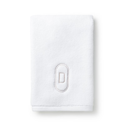 Monogram Embroidered Fingertip Towel