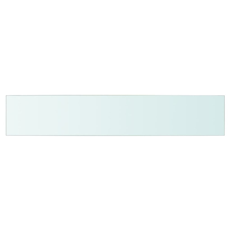 Tablette murale Tablette flottante présentoir mural en verre trempé, H 0,31 po x l 31,5 po x P 5,9 po