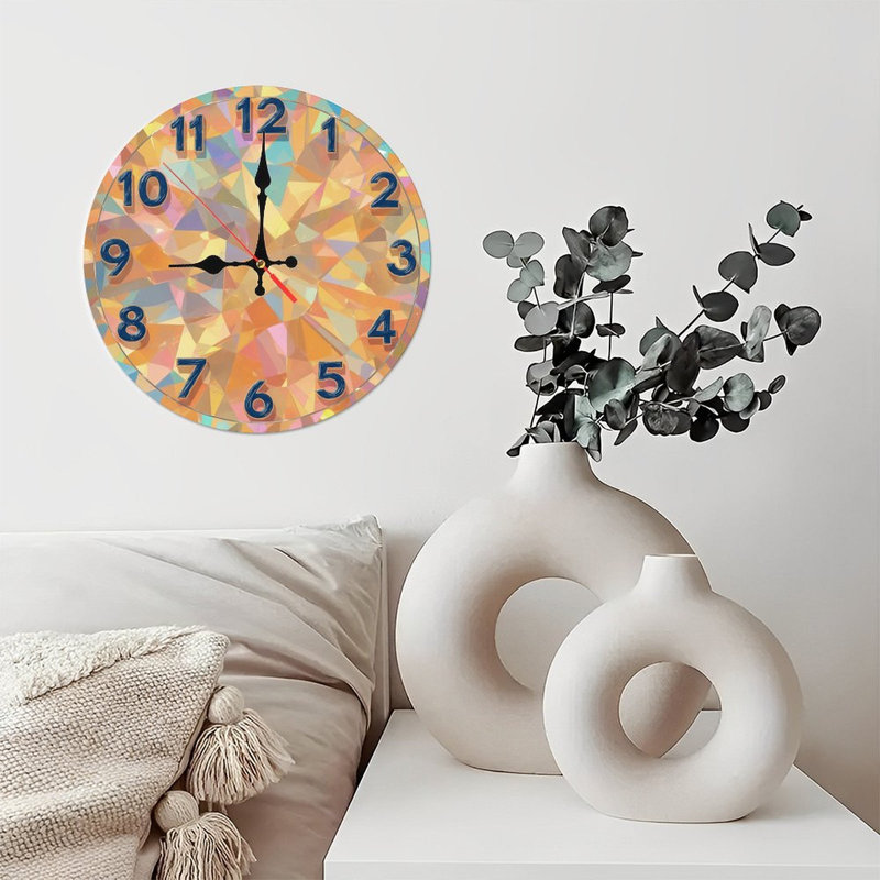 Horloge à facettes