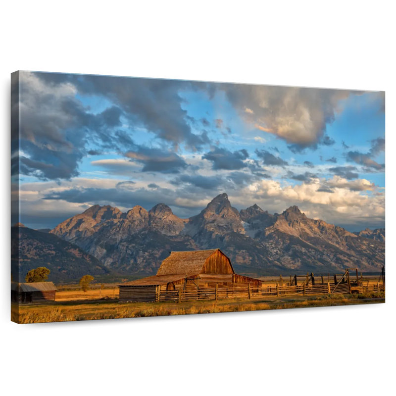 Rustic Wyoming, 34" H x 51" W