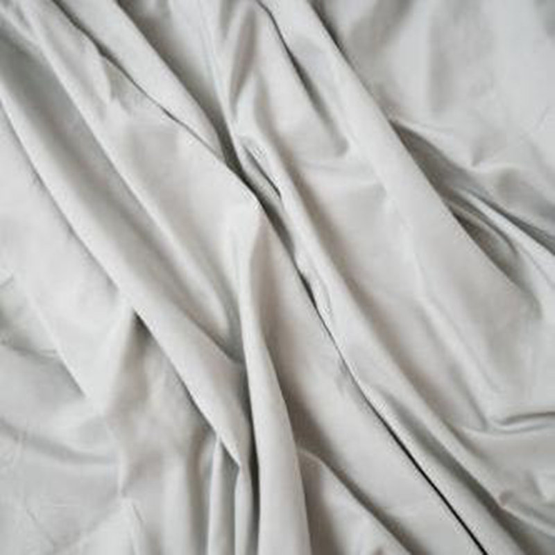 soft and skin-friendly 4-Piece Rayon From Bamboo Sheet Set, Queen Sheet Set, Pewter