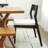 Modern Solid Wood Dining Chair with Upholstered Cushion (2 Pack)-459420454-434809190