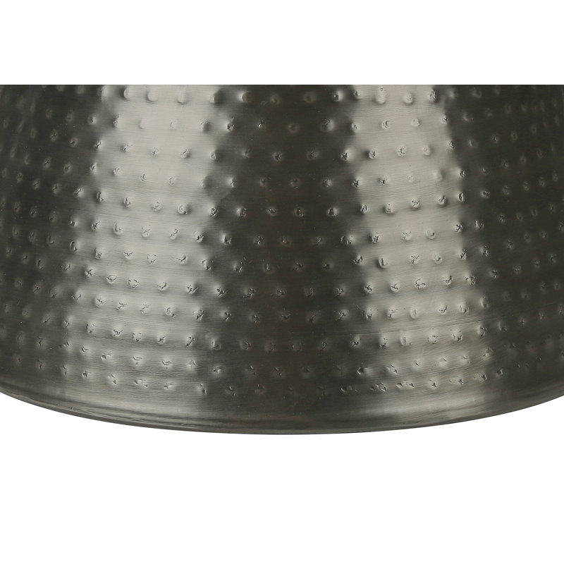 Table d'appoint tambour 22 po - table d'appoint / table de chevet moderne en sablier pour le salon et la chambre à coucher, conception peu encombrante, assemblage facile