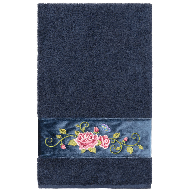 Rebecca Midweight Bath Towel, Midnight Blue
