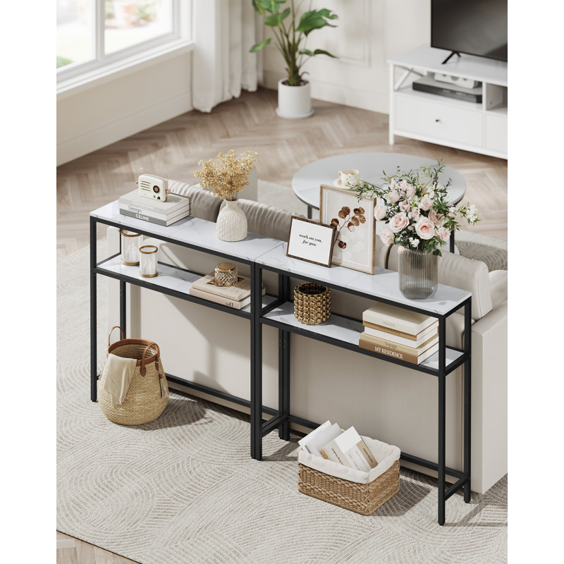 Annalisse 80cm Console Table, White