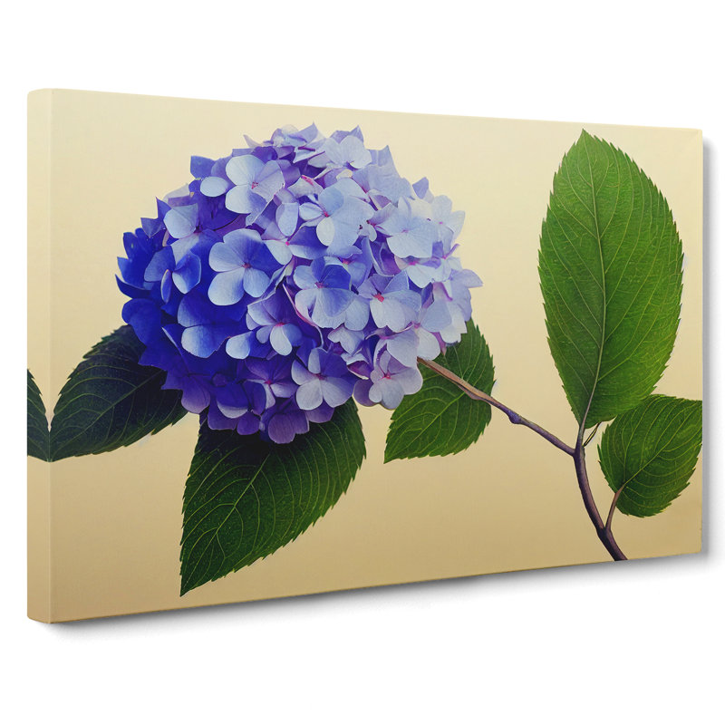 Hydrangea Flowers Art Vol.3 - Wrapped Canvas, 50cm H x 76cm W x 3cm D