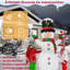 Bonhomme de neige gonflable de Noël