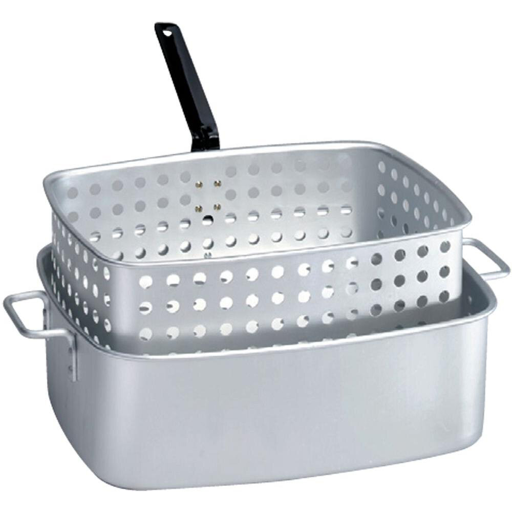 Aluminum Fry Pan with Basket