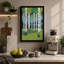 Birch Forest Mid-Century - Wrapped Canvas-848692235-848692467