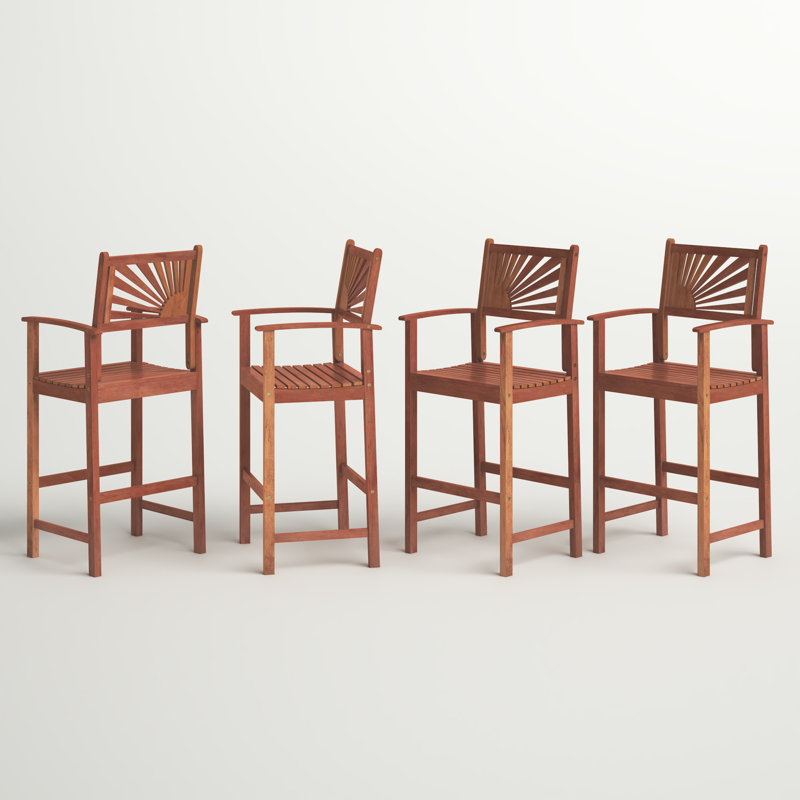 Ohrid Acacia Outdoor 29'' Bar Stool
