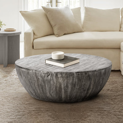 Teasdale 36" Mango Drum Coffee Table