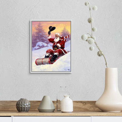 " Here Comes Santa " by Jack Sorenson Painting Print