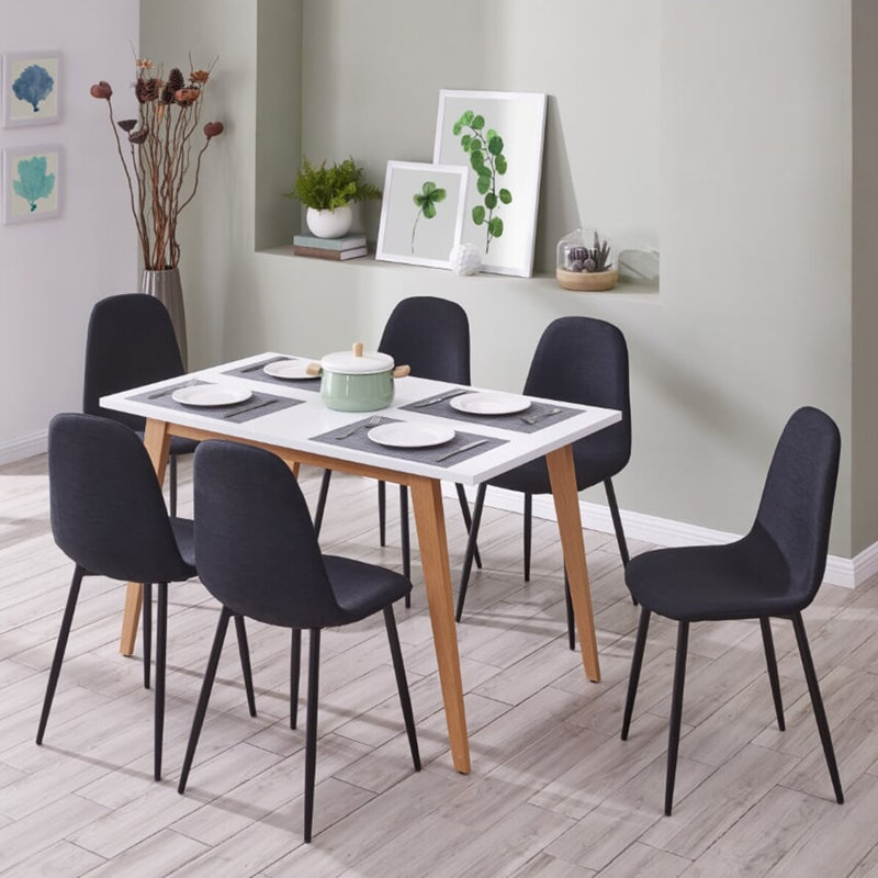 Ensemble repas pour 6 personnes, Noir