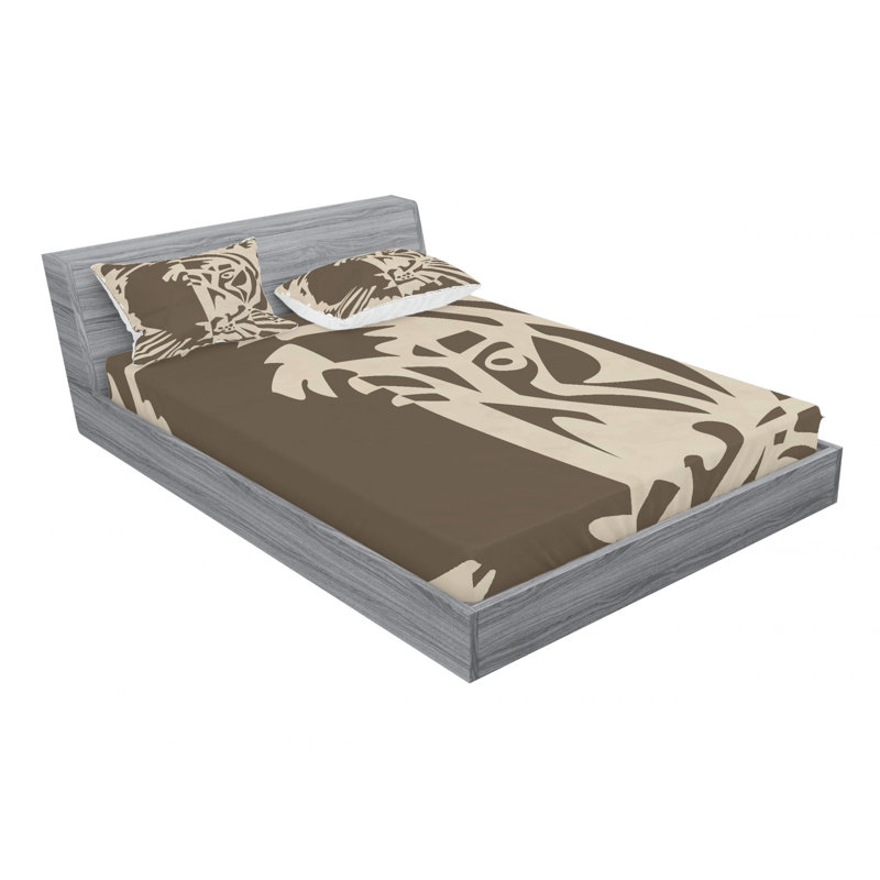 Microfiber Sheet Set, Queen Sheet Set with Fitted Sheet