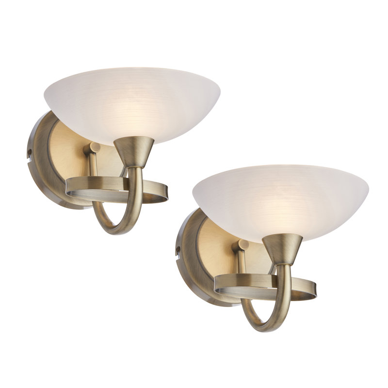 Montague Armed Sconce, Antique Brass